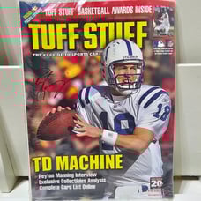 November 2004 Tuff Stuff Sealed Magazine Peyton Manning front cover