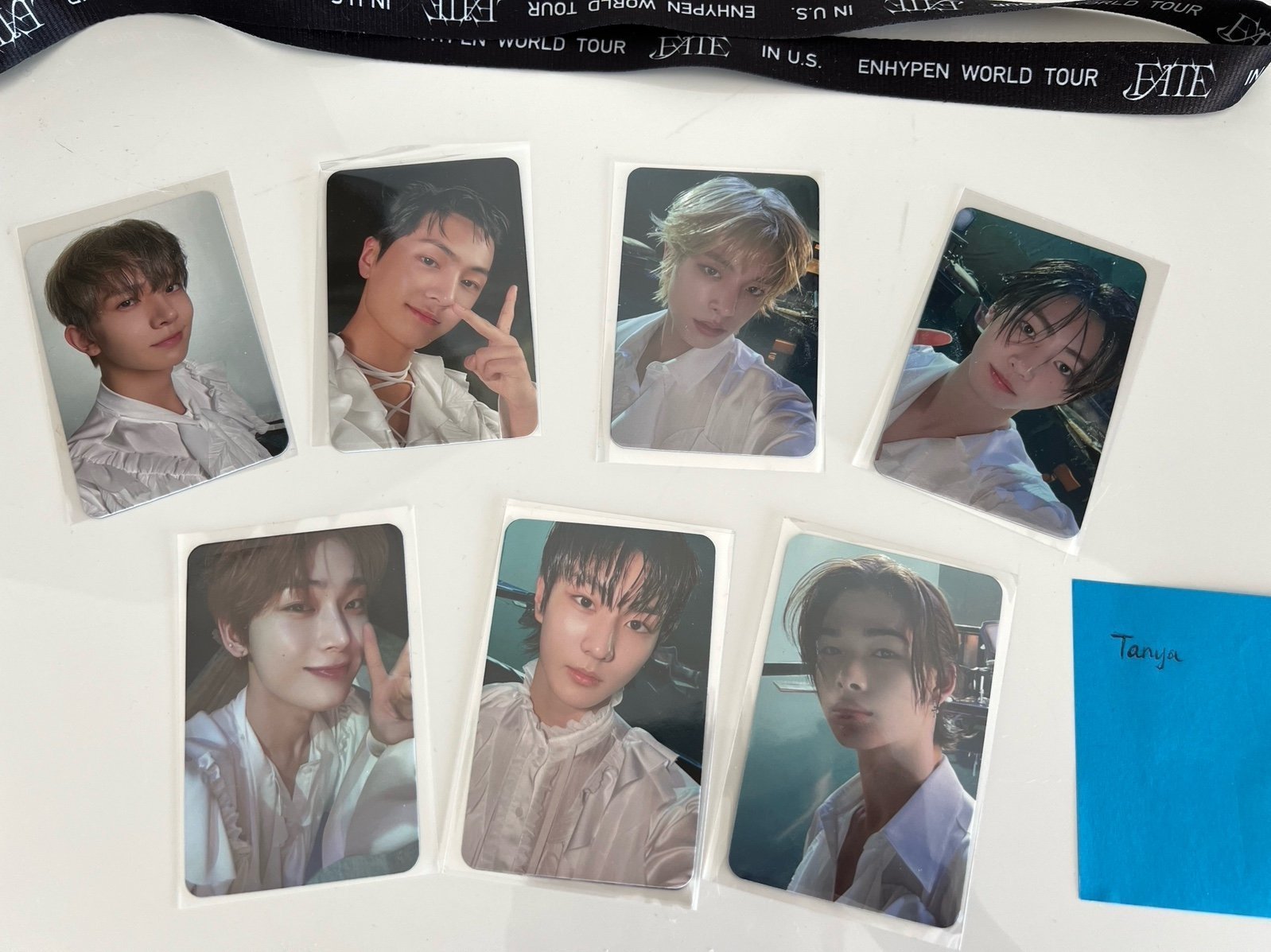 Enhypen Dark Blood Photocard Nanyi OT7 set
