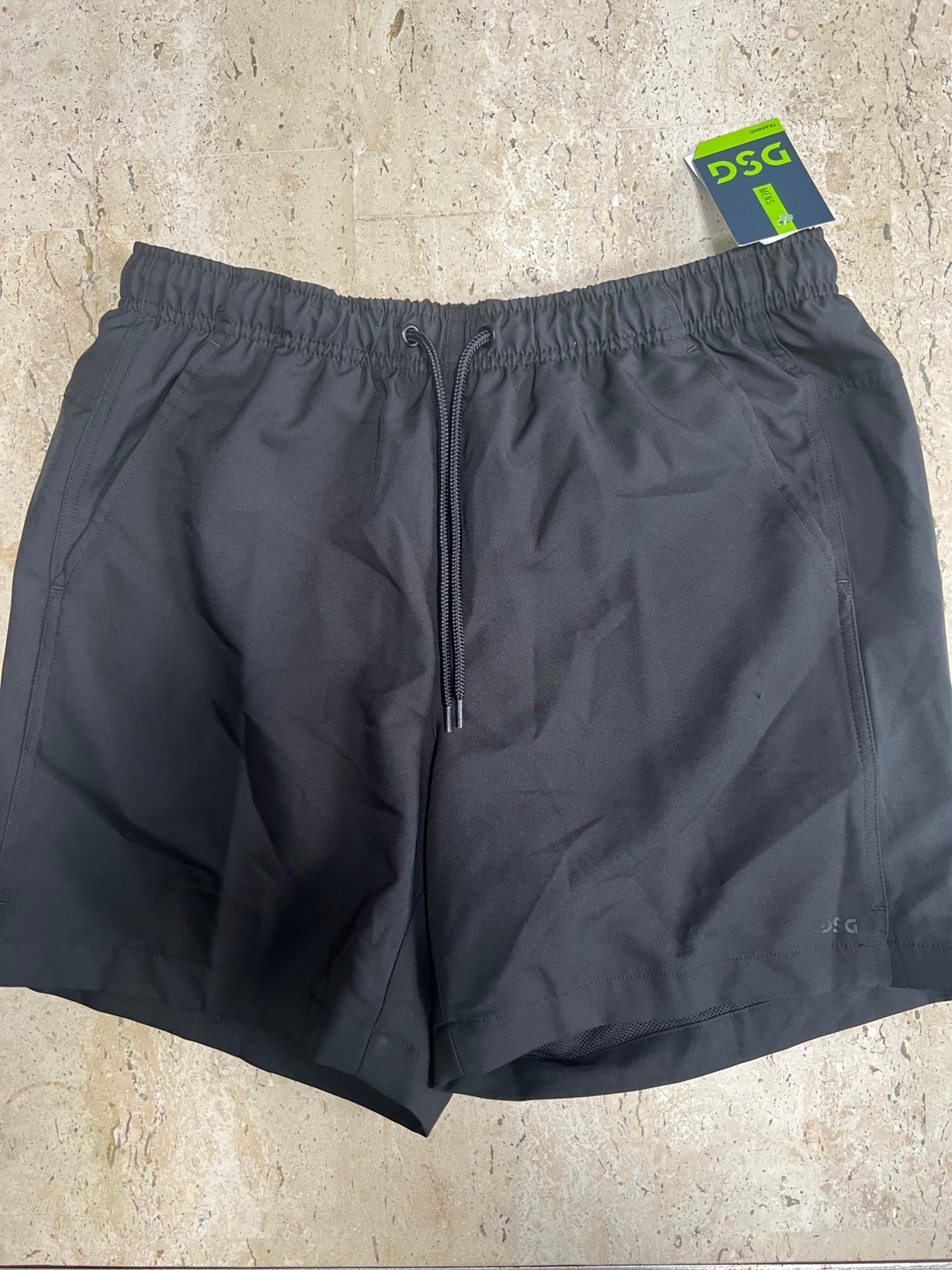 DSG Men's Rec Short Size Medium 6" Inseam Black NEW