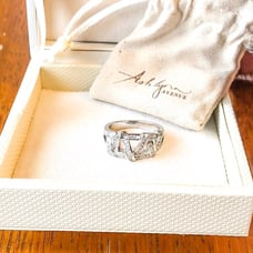 Ashlynn Avenue Aurora 18k Weave Ring
