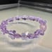 LAVENDER BUTTERFLY CRYSTALS + LAVENDER STONES BRACELET size 6” up to 7”