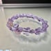 LAVENDER BUTTERFLY CRYSTALS + LAVENDER STONES BRACELET size 6” up to 7”