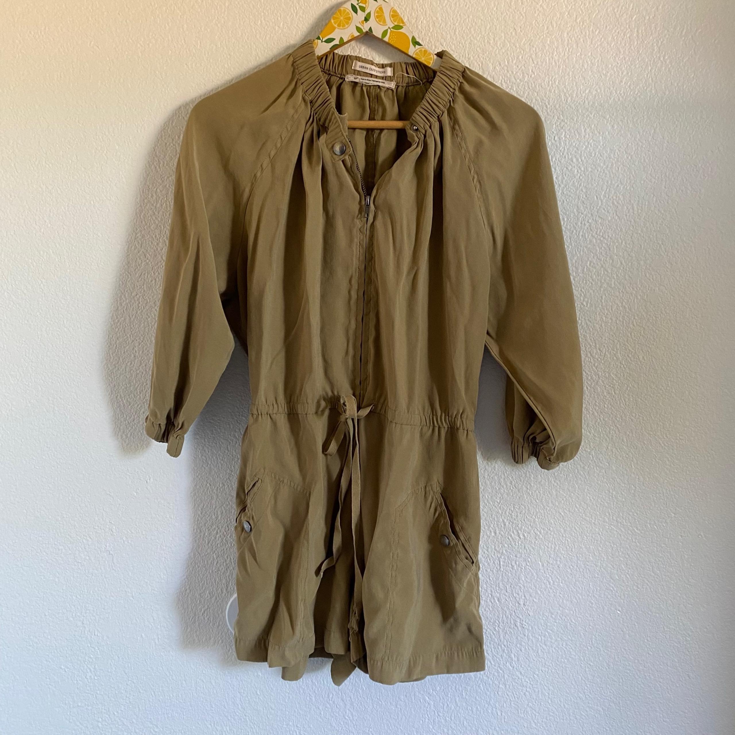 Urban Outfitters Women's Green/Brown Jumpsuit Romper Size Small