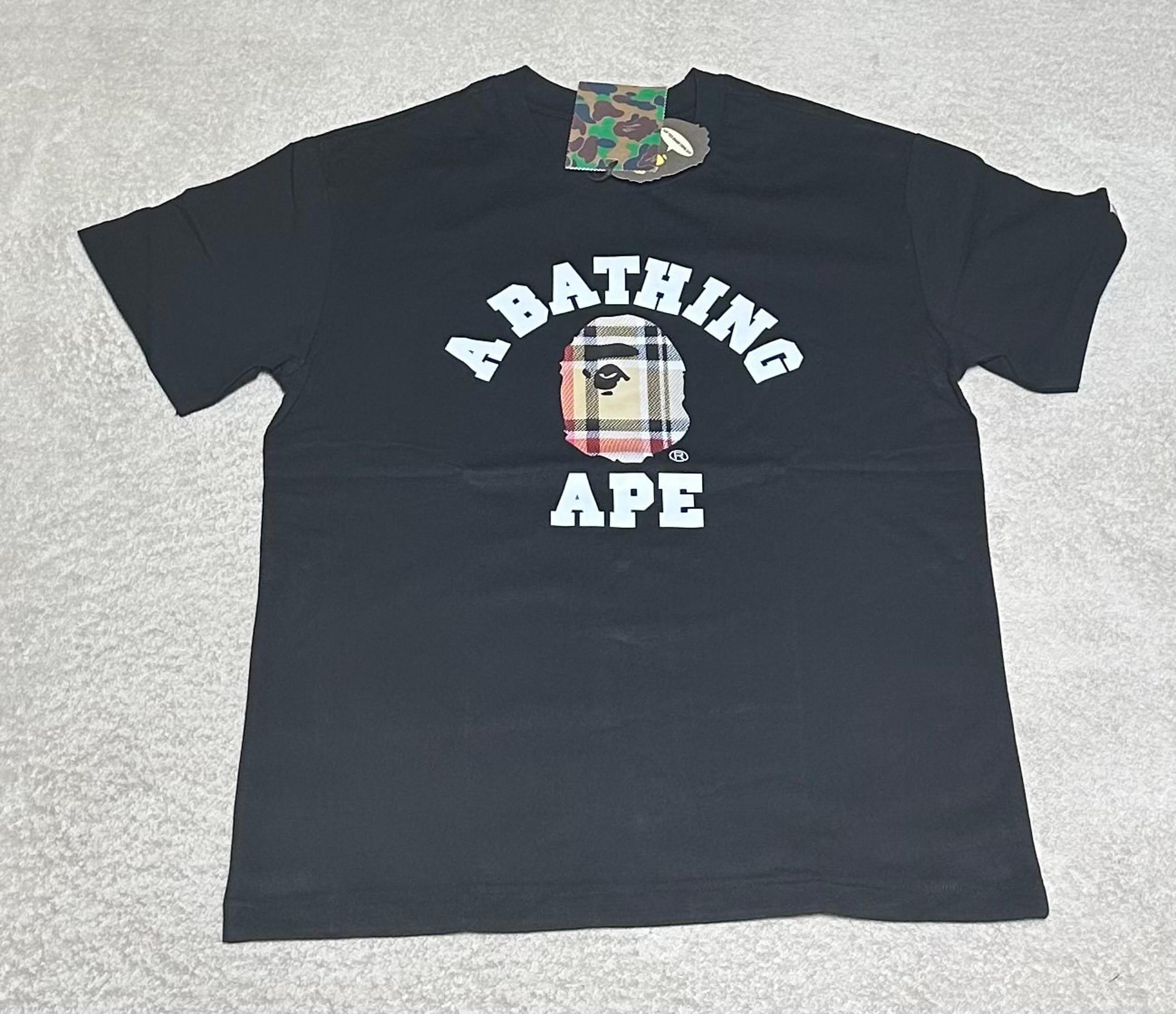 A Bathing Ape T-Shirt Black Size XL NWT