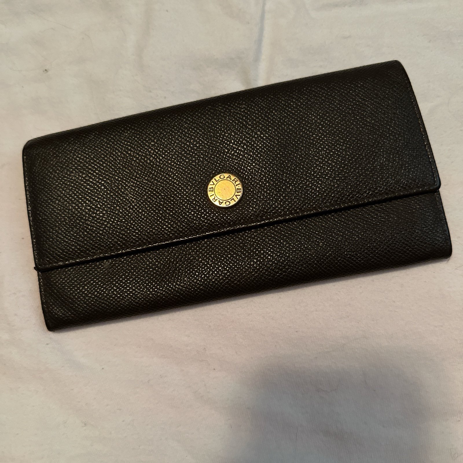Authentic Black Bulgari Wallet