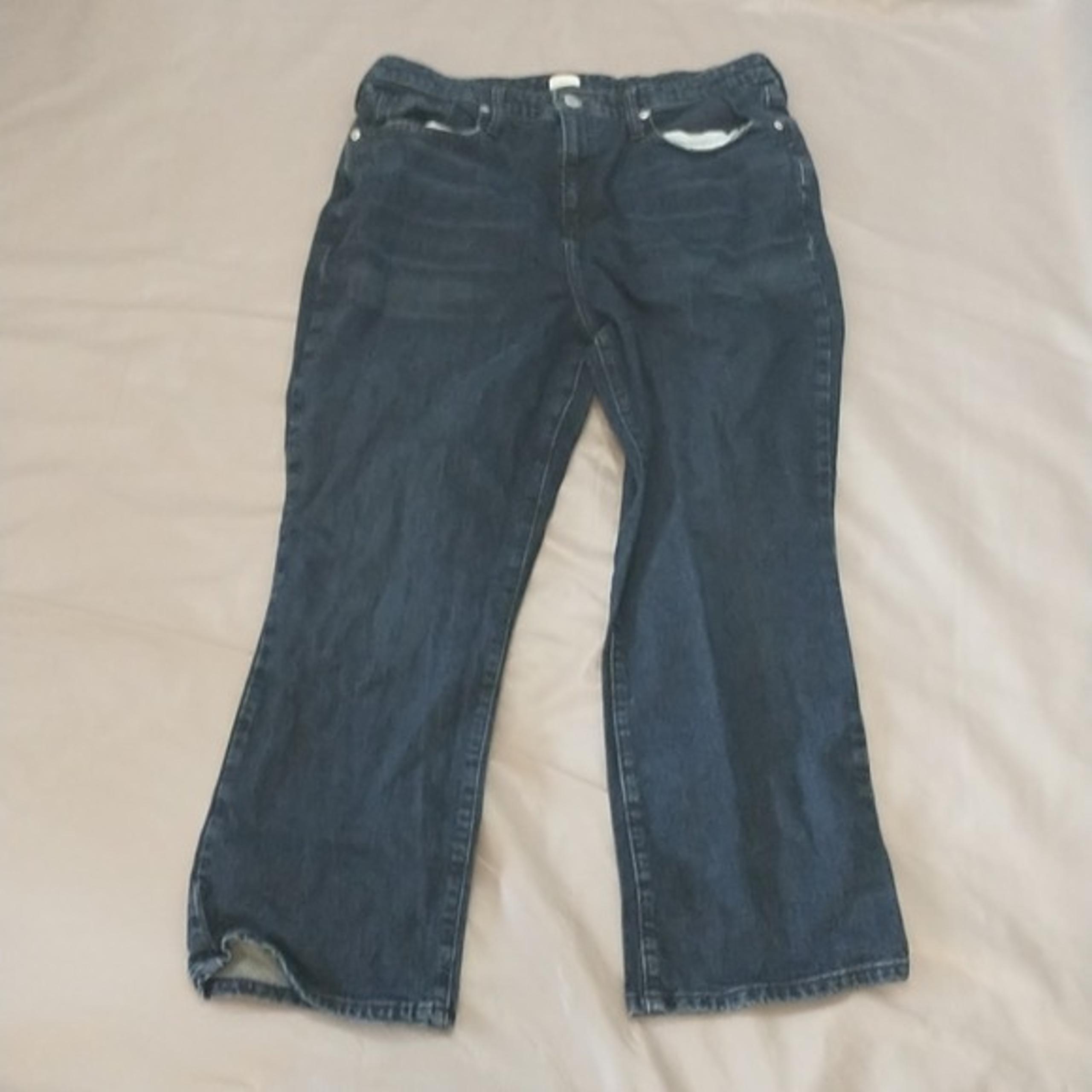 A new day dark wash wide leg jeans