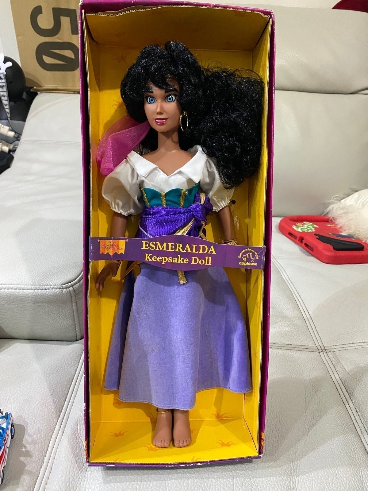 1995 Disney The Hunchback of Notre Dame 15 Inch Esmeralda Keepsake Doll