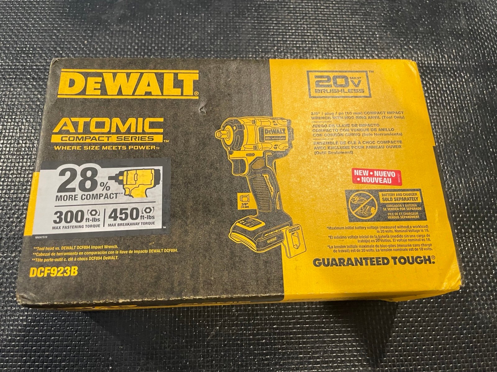 DeWalt DCF923 20V Atomic 3/8 Impact Wrench