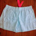 NWT Lilly Pulitzer Lilo linen shorts Celestial Blue X Resort White LARGE