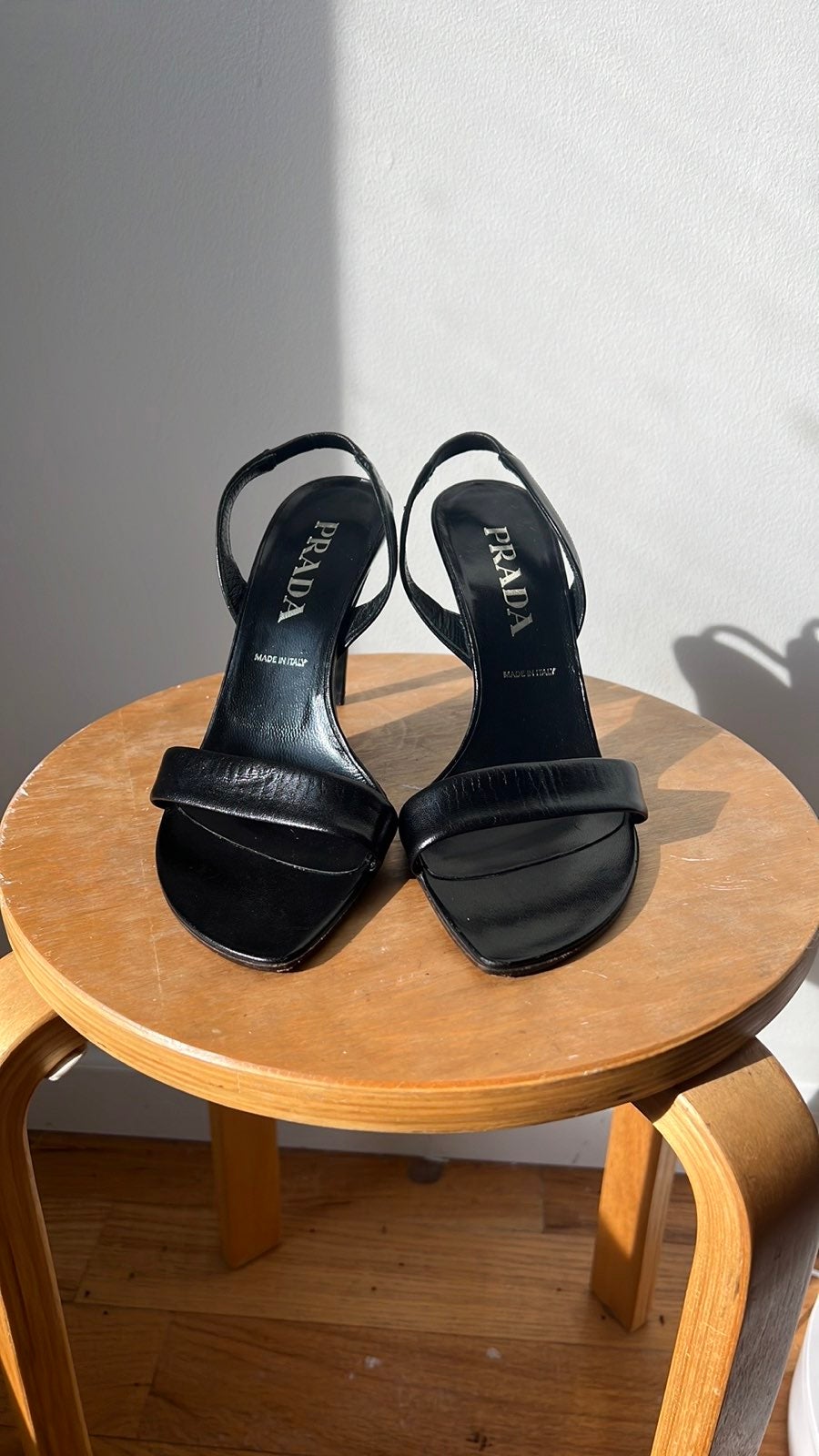 Prada Leather Slingback
