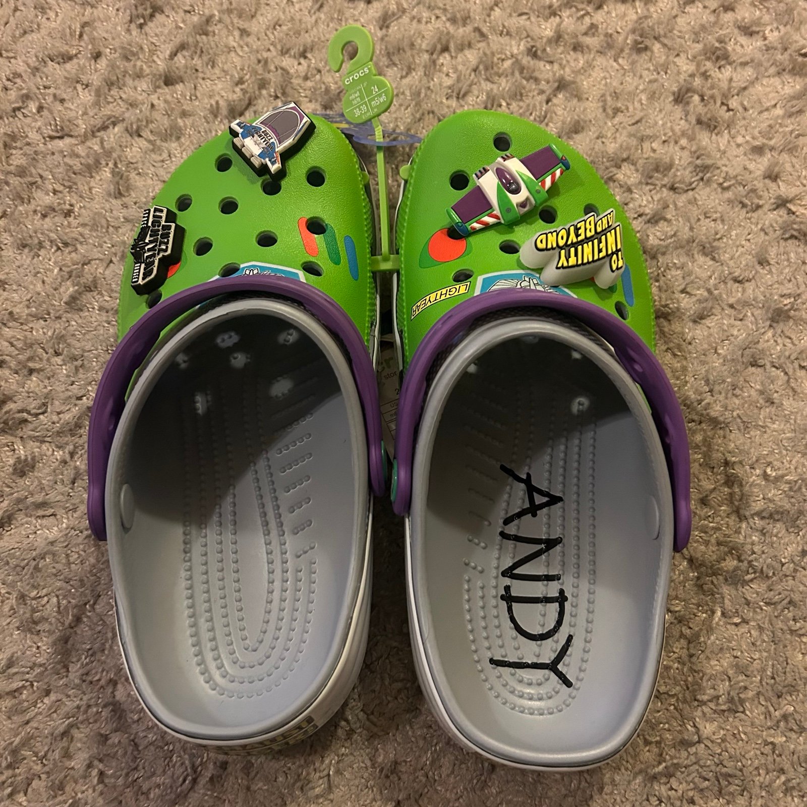 Unisex Crocs x Disney Pixar Toy Story Buzz Lightyear Classic Clogs Sandals