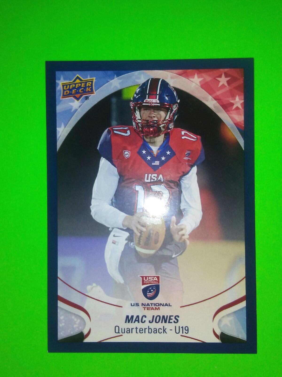 ALABAMA QB RC MAC JONES ROOKIE UD 2017