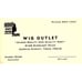 Karen Ross Wig Outlet Corpus Christi Vintage Business Card SE5-B3