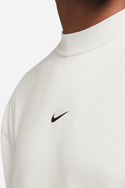 Nike Sportswear® Essentials Loose Fit L/S Mock Neck in Sail DD7028-072 - Ⓛ *NWOT