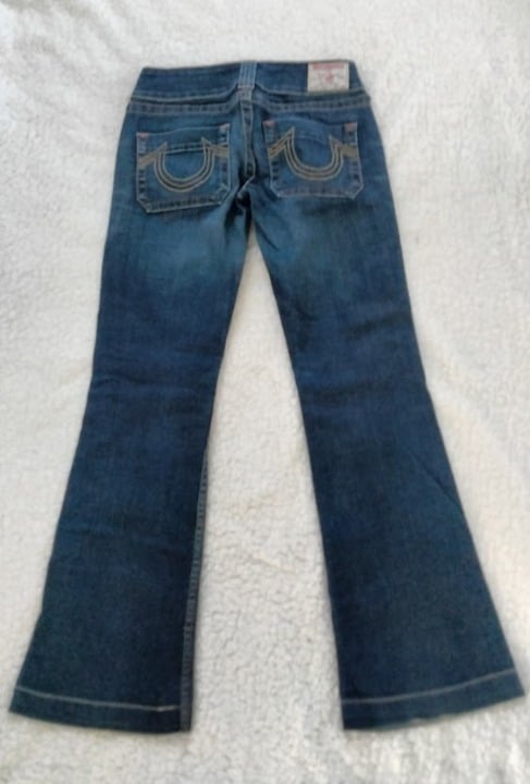 True Religion low rise boot cut jeans Womens size 28