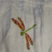 ALEXANDRA BARTLETT Capris; 'LIKE-NEW'; STUNNING 'DRAGONFLY' GRAPHICS ; Size: 6P