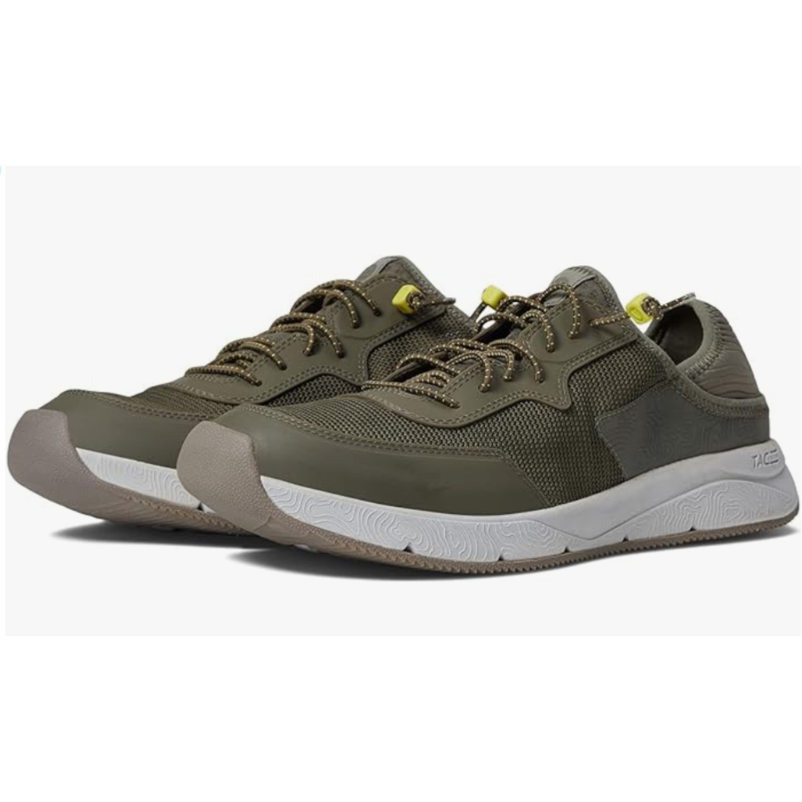 Clarks Davis Low Sneaker, Olive Combi, 9.5 Medium