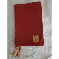 Cardinal Spellman Prayer Book Red Leather Edward O'Toole Co. 1951