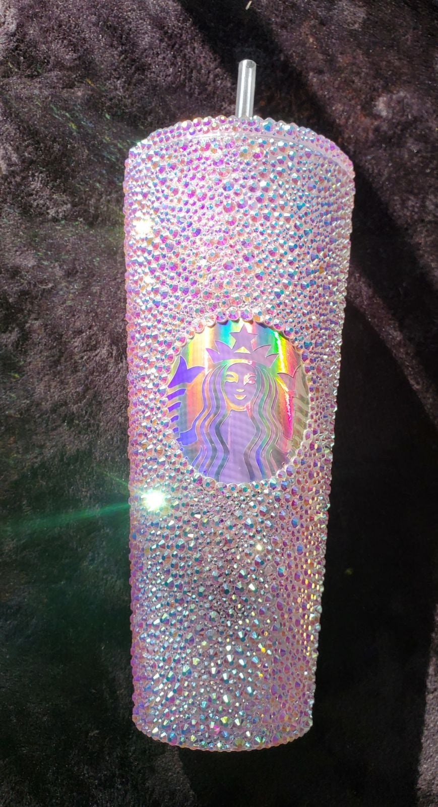 Glass rhinestones Starbucks custom order