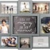 Gray Cherish Every Moment 8-Opening Sentiment Dimensional Picture Frame
