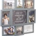 Gray Cherish Every Moment 8-Opening Sentiment Dimensional Picture Frame