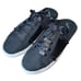 Free People Womens Leather Satin Ribbon Slip-On Sneakers Shoes Black Size 38