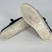 Free People Womens Leather Satin Ribbon Slip-On Sneakers Shoes Black Size 38