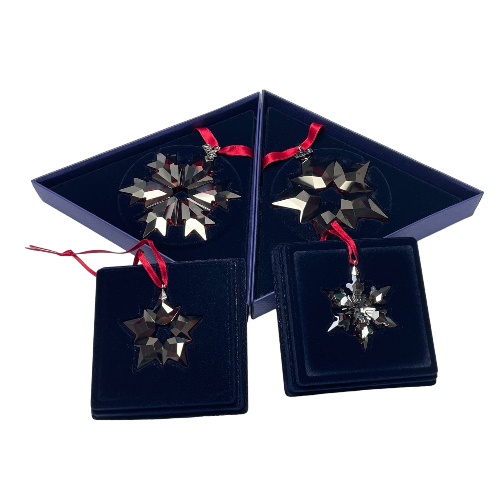 Swarovski Ornament 2018 & 2019 Star Bundle star ornaments