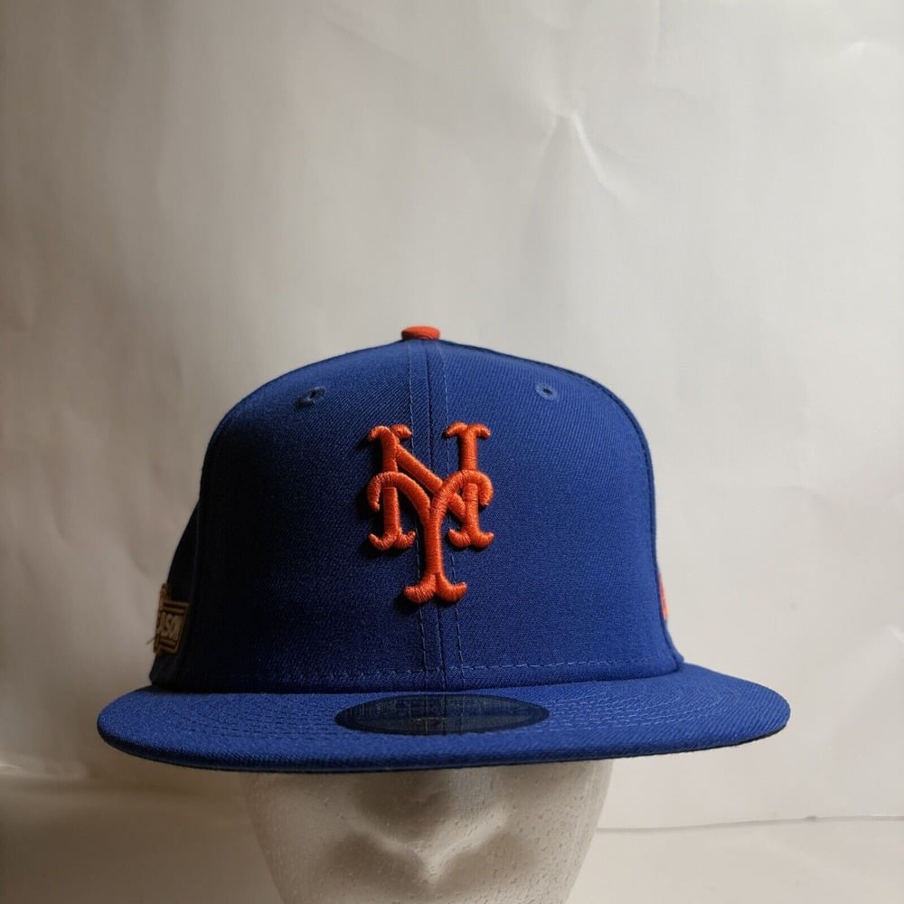 New Era 59Fifty New York Mets Post Season 2024 MLB Fitted Hat NEW 7 3/8