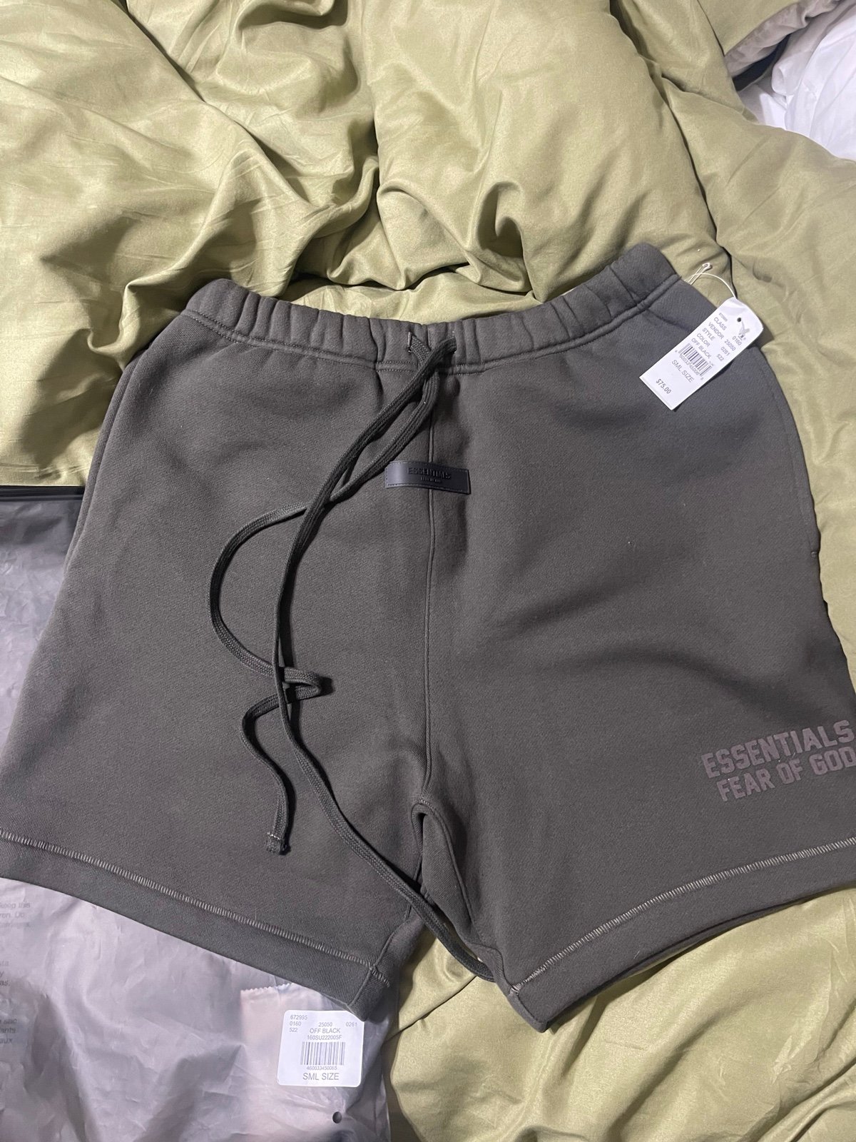 essentials fear of god shorts