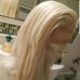 Double celebrity blonde lace wig 24 inch
