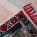 Religious Prayer Rug Worship God Fringe Ends Large Kneeling Floor Mat Red Blue