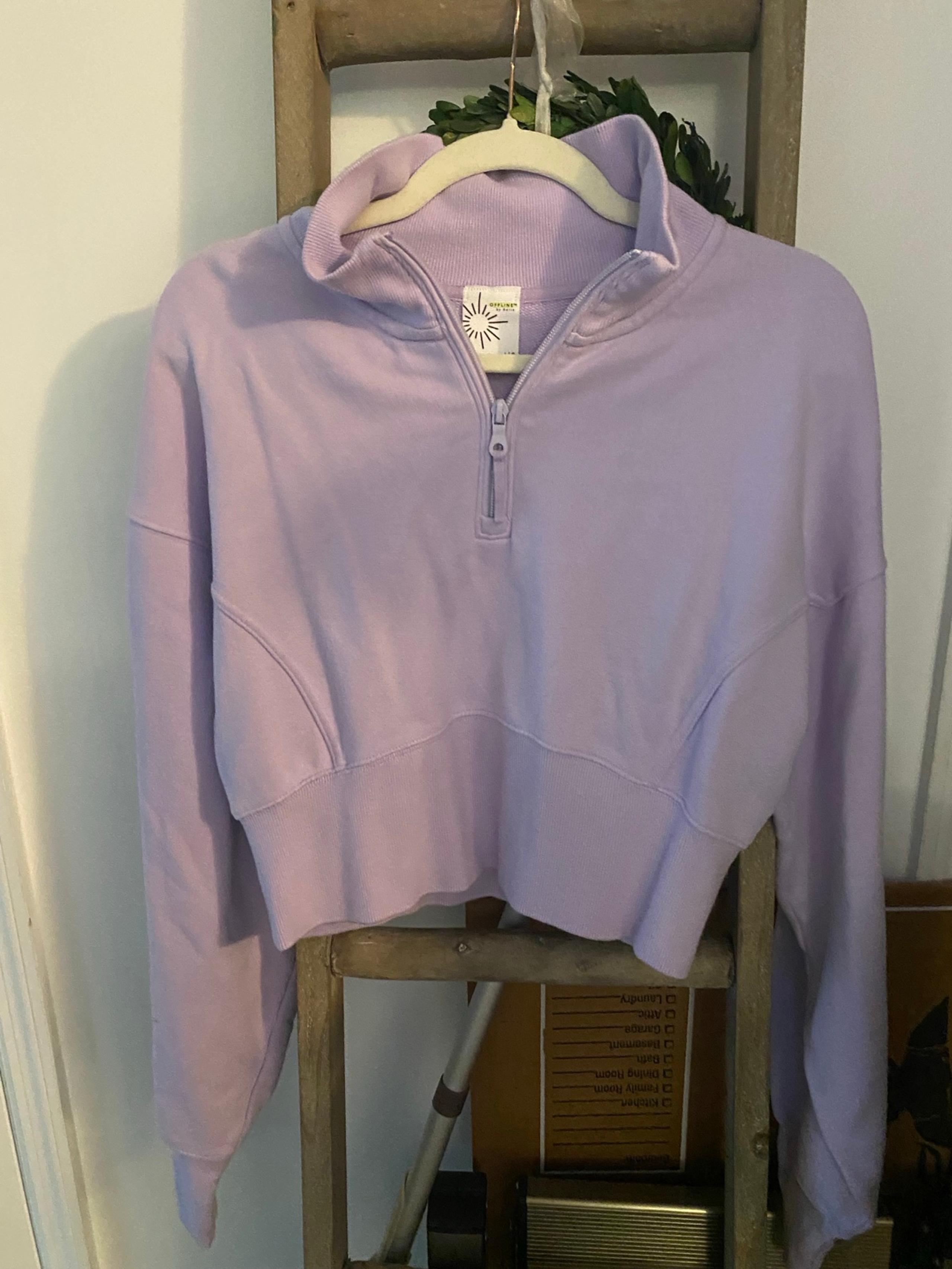 Cropped zip up