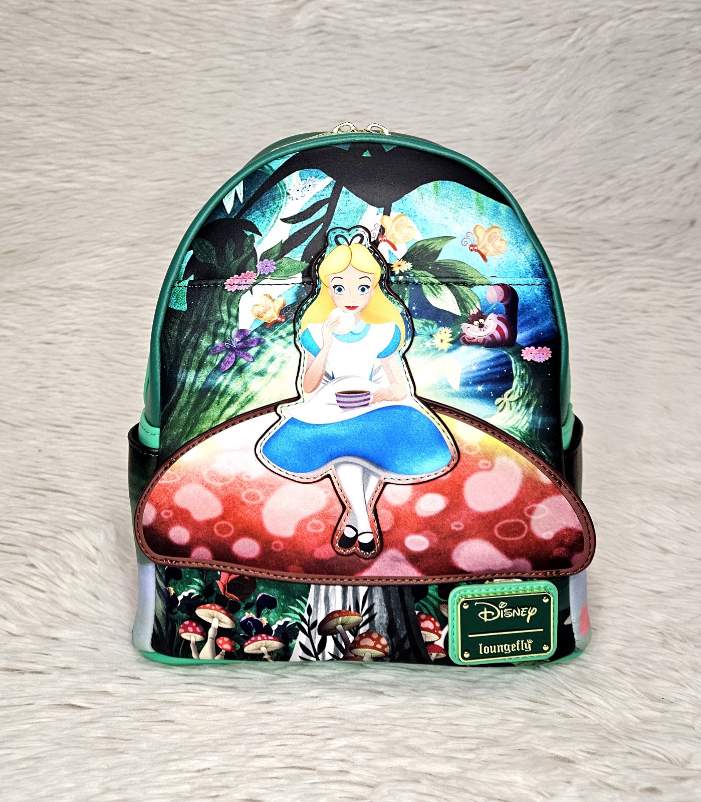 Loungefly Alice In Wonderland Mushroom Exclusive Backpack