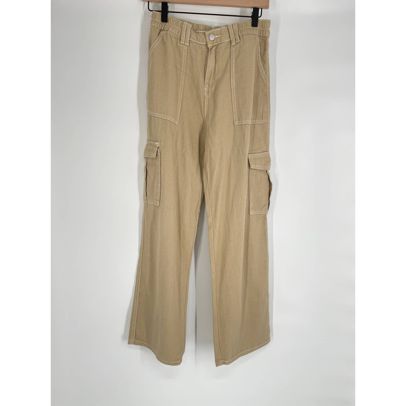 at the lowest price EM straight NWT M size rise High brown in pants cargo leg Women at the lowest price EM straight NWT M size rise High brown in pants cargo leg Women