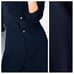 NWT. Zara Navy Blue Golden Button Relaxed Fit Jumpsuit. Size XS.