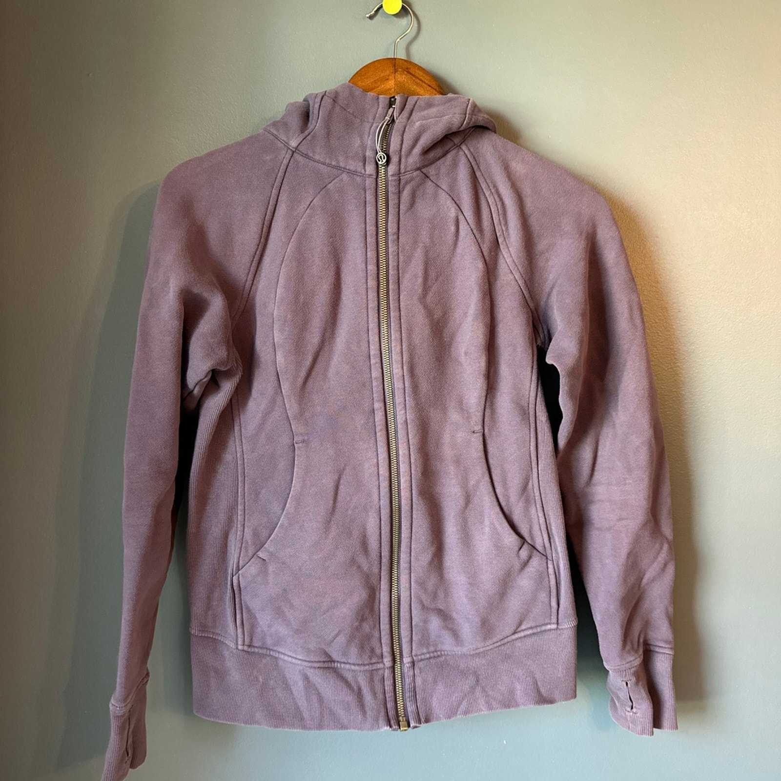 Lululemon scuba full zip purple hoodie