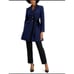 Le Suit Petite Blue With Black Trim Topper Jacket Size 10P