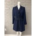 Le Suit Petite Blue With Black Trim Topper Jacket Size 10P