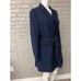 Le Suit Petite Blue With Black Trim Topper Jacket Size 10P