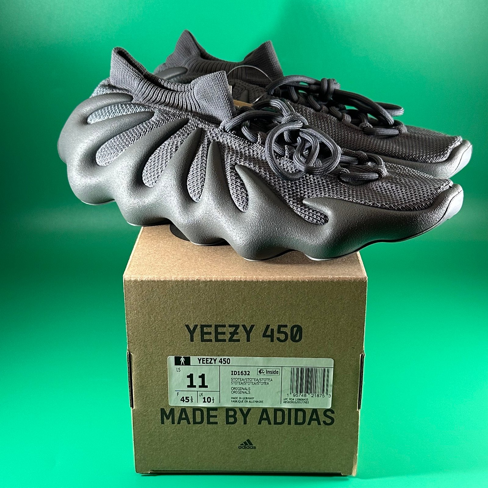 Size 11 - Adidas Yeezy 450 Stone Teal (ID1632) Yeezy Day 2023