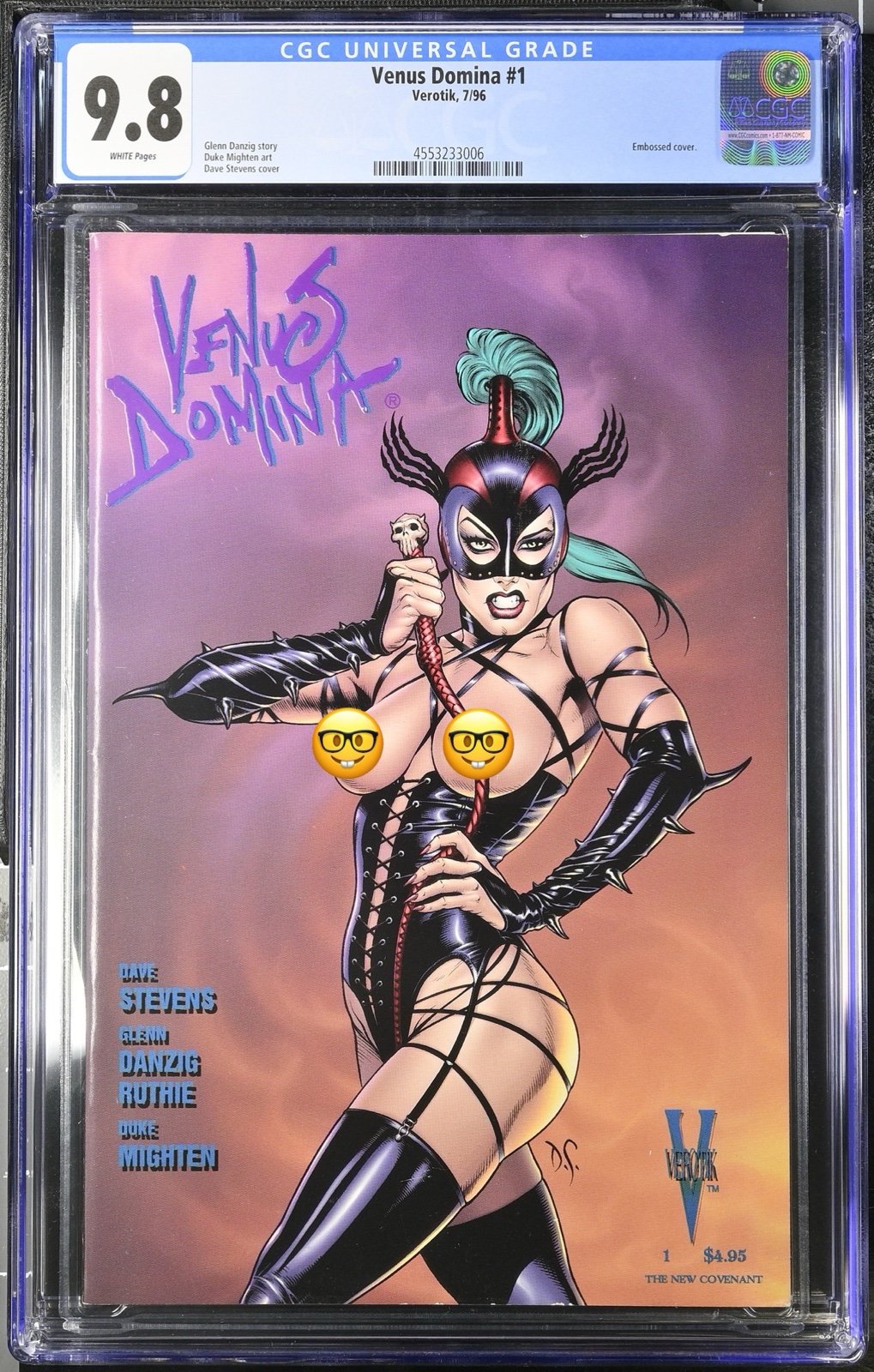 Venus Domina #1 CGC 9.8 (2 on Census) Dave Stevens Cover 1996 Verotik HTF RARE