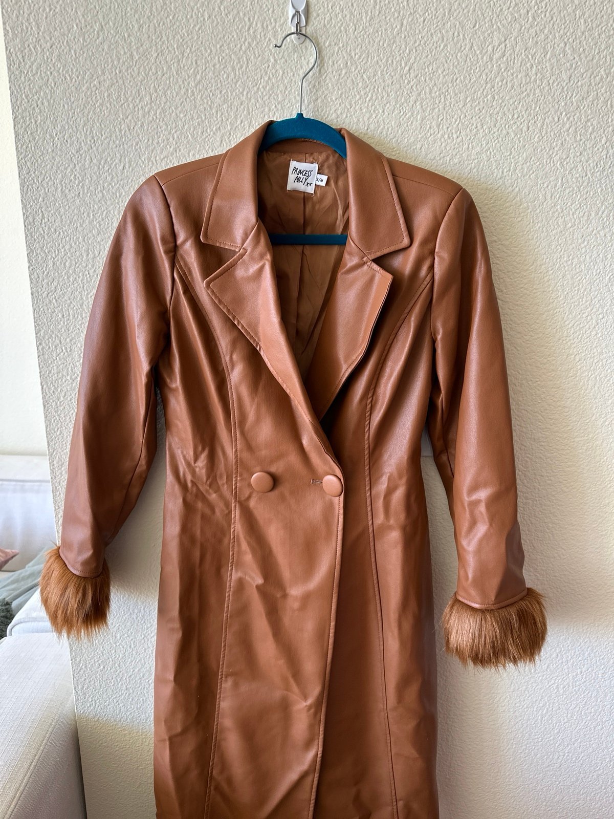 leather trench coat