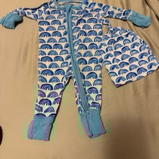Little sleepies blue rainbows