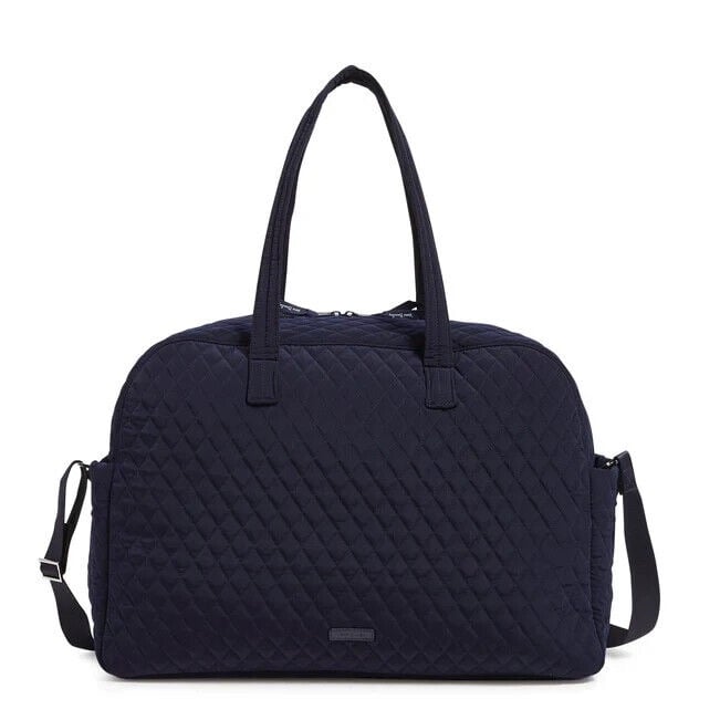 New Vera Bradley Grand Traveler Carry-on Luggage Bag in microfiber navy 195