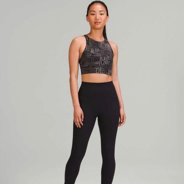 NWT Lululemon High Neck Long Line Energy Bra