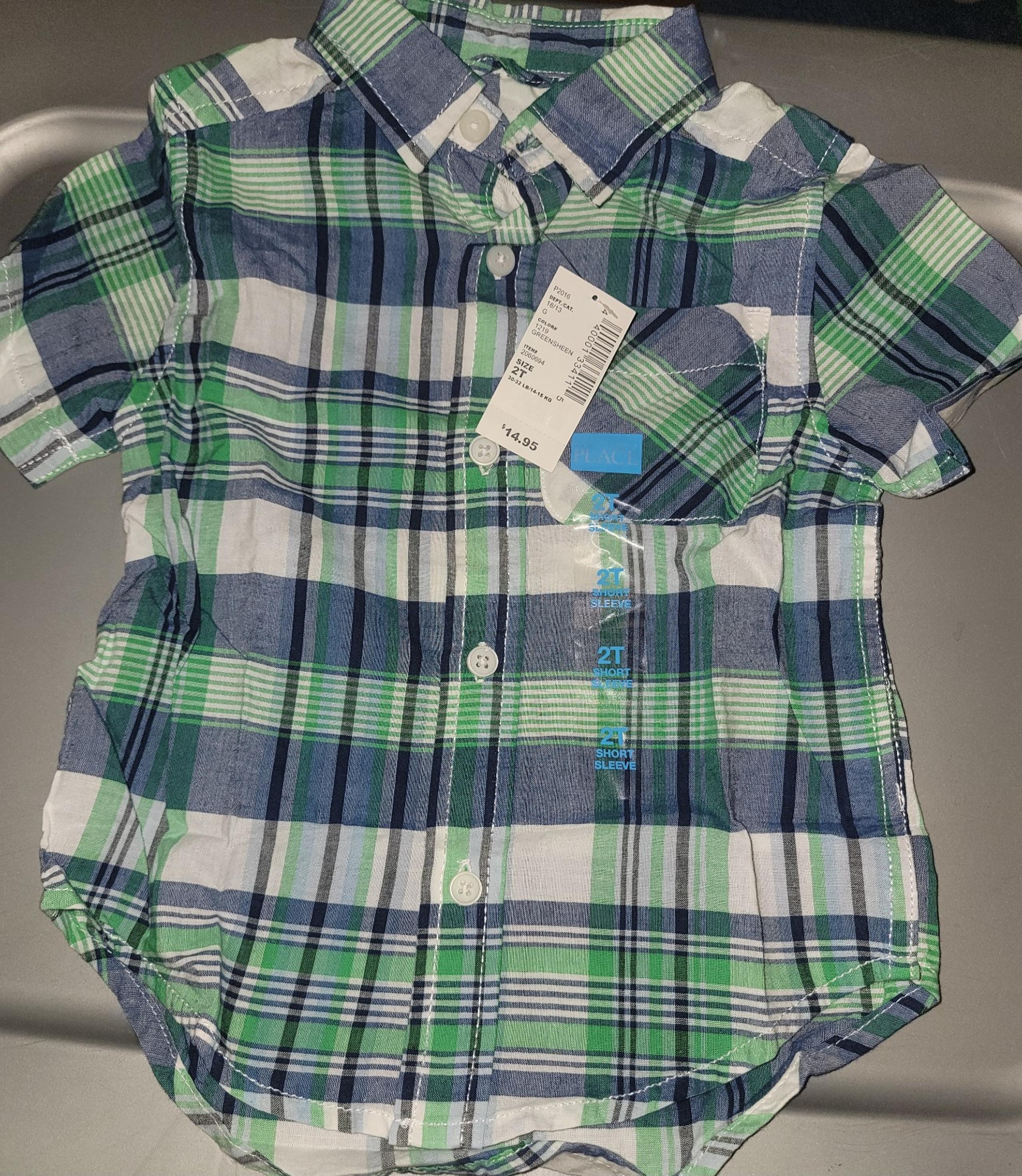 The Children's Place Boy's Button-Down Shirt size 2T