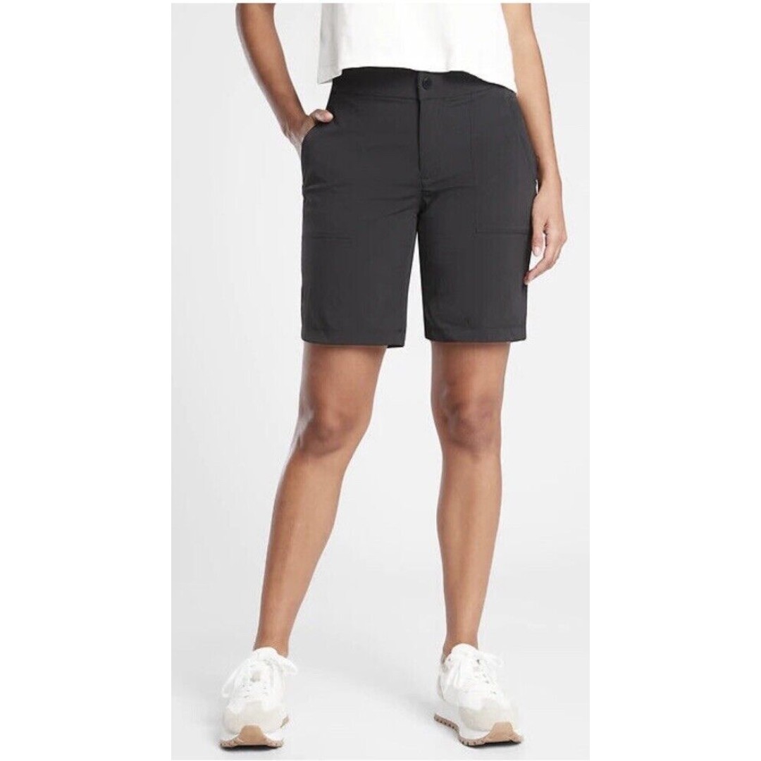 Athleta Trekkie Bermuda 2.0 Short (596504) Black Size 6