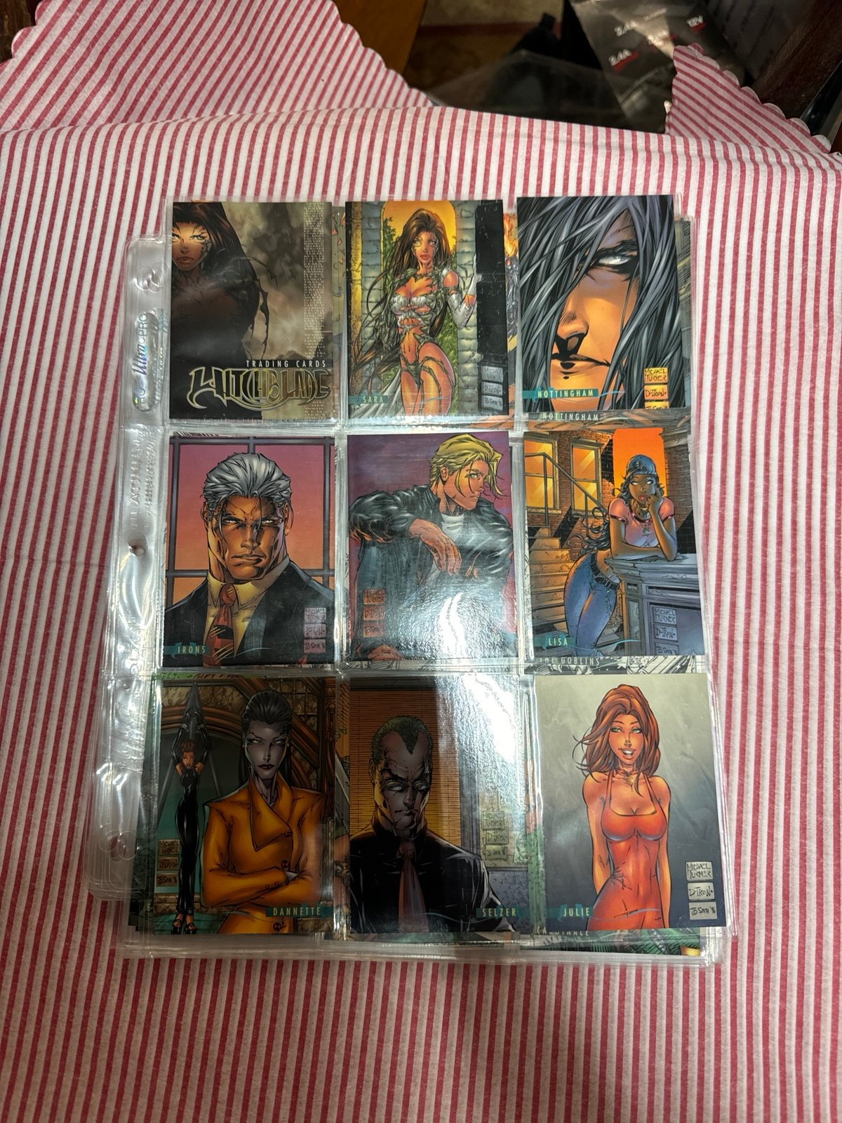 Mint set of Topcow trading cards from 1 thru 90 included check list .