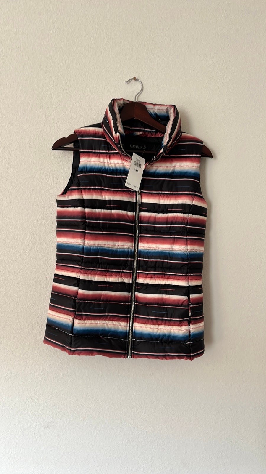 Vest NWT : Polo by Ralph Lauren’s vest size is XXS multi colors